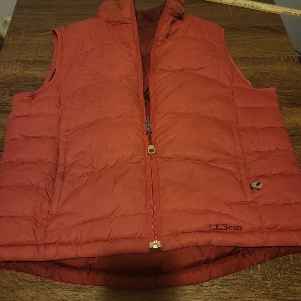 L.L. Bean Women's Red Puffer Vest